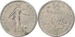 World Coins - France, 50 Centimes, Semeuse, 1971, Paris, Silver, , Gadoury:420