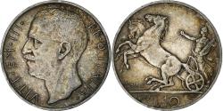 World Coins - Italy, Vittorio Emanuele III, 10 Lire, 1927, Rome, Silver, , KM:68.2