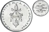 World Coins - Coin, VATICAN CITY, Paul VI, 10 Lire, 1975, , Aluminum, KM:119