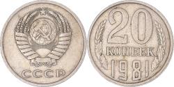 World Coins - Coin, Russia, 20 Kopeks, 1981