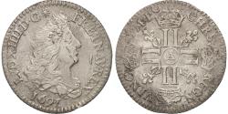World Coins - France, Louis XIV, 1/12 Ecu aux 8 L, 1691, Paris, reformed, Silver,