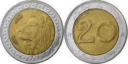 World Coins - Algeria, 20 Dinars, 1992/AH1413, Algiers, Bi-Metallic, , KM:125