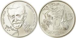World Coins - Slovakia, 10 Euro, Martin Kukucin, 2010, , Silver, KM:111