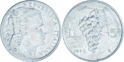 World Coins - Coin, Italy, 5 Lire, 1948, Rome, , Aluminum, KM:89