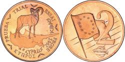 World Coins - Cyprus, 2 cents pattern, 2003, ESSAI, , Copper