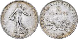 World Coins - Coin, France, Semeuse, 2 Francs, 1899, Paris, , Silver, KM:845.1
