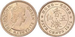 World Coins - Hong Kong, Elizabeth II, 5 Cents, 1971, Nickel-brass, , KM:29.3