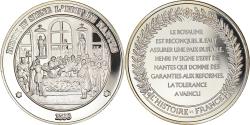 World Coins - France, Medal, Henri IV signe l'Edit de Nantes, , Silver