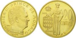 World Coins - Coin, Monaco, Rainier III, 20 Centimes, 1974, , Aluminum-Bronze