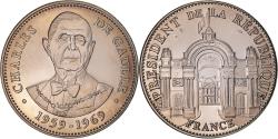 World Coins - France, Medal, Les Présidents de la République, Charles De Gaulle, Politics