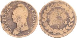 World Coins - Coin, France, Dupré, Decime, AN 8, Limoges, , Copper, Gadoury:187