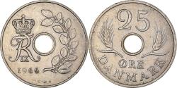 World Coins - Coin, Denmark, 25 Öre, 1966