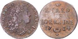 World Coins - Coin, German States, LORRAINE, Leopold Joseph, Liard, 1714, Nancy,