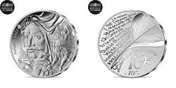 World Coins - France, 10 Euro, 2022, MOLIERE - L'ART DE LA PLUME, , Silver