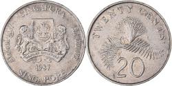 World Coins - Coin, Singapore, 20 Cents, 1987