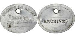 World Coins - France, Token, Mines de Bruay, Archives, Aluminium,