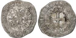 World Coins - France, Charles V, Blanc au K, 1365-1380, Billon, , Duplessy:363
