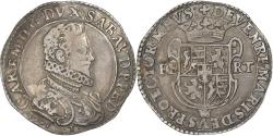 World Coins - Duchy of Savoy, Carlo Emanuele I, Ducatone, 1591, Torino, Silver,