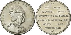 World Coins - France, Medal, Les Rois de France, Louis XI, History, Piéfort,