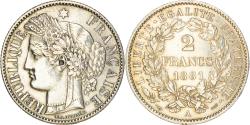 World Coins - Coin, France, Cérès, 2 Francs, 1881, Paris, , Silver, KM:817.1, Le