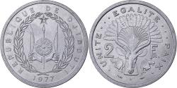 World Coins - Djibouti, 2 Francs, 1977, Paris, Aluminum, , KM:21