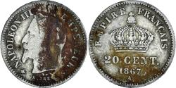 World Coins - Coin, France, Napoleon III, Napoléon III, 20 Centimes, 1867, Paris,