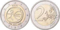 World Coins - Malta, 2 Euro, E.M.U., 10th Anniversary, 2009, Paris, , Bi-Metallic
