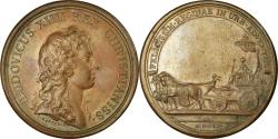 World Coins - France, Medal, Louis XIV, Entrée de la Reine à Paris, 1660, Copper, Mauger