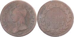 World Coins - Coin, France, Dupré, Decime, AN 5, Strasbourg, , Copper, Gadoury:187