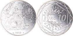 World Coins - France, 10 Euro, UEFA Euro 2016, 2016, Monnaie de Paris, , Silver