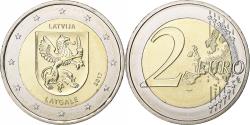 World Coins - Latvia, 2 Euro, 2017, Bi-Metallic,