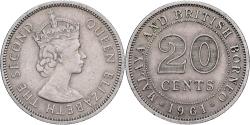 World Coins - Coin, MALAYA & BRITISH BORNEO, 20 Cents, 1961, , Copper-nickel, KM:3