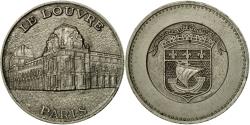World Coins - France, Medal, Le Louvre, Paris, , Silvered bronze