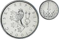 World Coins - Coin, Czech Republic, Koruna, 2001, , Nickel plated steel, KM:7