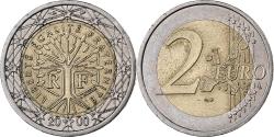 World Coins - France, 2 Euro, 2000, Paris, Bi-Metallic,