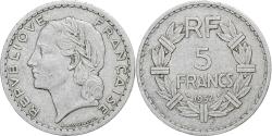 World Coins - France, 5 Francs, Lavrillier, 1952, Paris, Aluminum, , Gadoury:766a