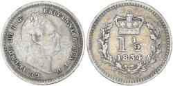 World Coins - Coin, Great Britain, William IV, 1-1/2 Pence, 1834, London, , Silver