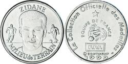 World Coins - France, Token, Équipe de France de Football, Zidane, Milieu de terrain, Sport