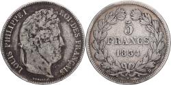 World Coins - Coin, France, Louis-Philippe, 5 Francs, 1834, Lyon, , Silver, KM:749.4