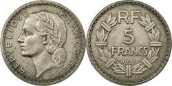 World Coins - Coin, France, Lavrillier, 5 Francs, 1937, , Nickel, Gadoury:760
