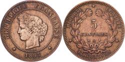 World Coins - France, 5 Centimes, Cérès, 1897, Paris, Bronze, , Gadoury:157a