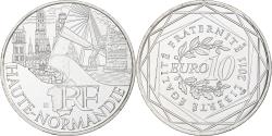 World Coins - France, 10 Euro, Haute Normandie, 2011, Paris, , Silver, KM:1738