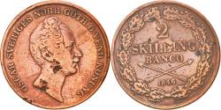 World Coins - Coin, Sweden, Oscar I, 2 Skilling, 1846, , Copper, KM:664