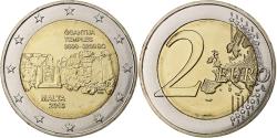 World Coins - Malta, 2 Euro, Ġgantija Temples, 2016, Pessac, Bi-Metallic,
