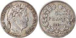 World Coins - Coin, France, Louis-Philippe, Franc, 1845, Paris, , Silver, KM:748.1