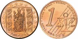 World Coins - Andorra, Euro Cent, Fantasy euro patterns, Essai-Trial, Proof, 2003, Copper