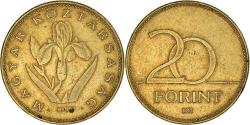 World Coins - Coin, Hungary, 20 Forint, 1995, Budapest, , Nickel-brass, KM:696