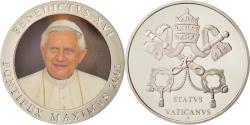 World Coins - Vatican, Medal, Benoit XVI, , Copper Plated Silver