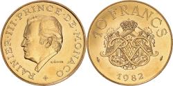 World Coins - Coin, Monaco, Rainier III, 10 Francs, 1982, , Copper-Nickel-Aluminum