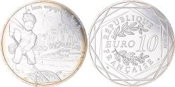 World Coins - France, 10 Euro, Petit prince au Mont-Saint-Michel, 2016, Paris, , Silver